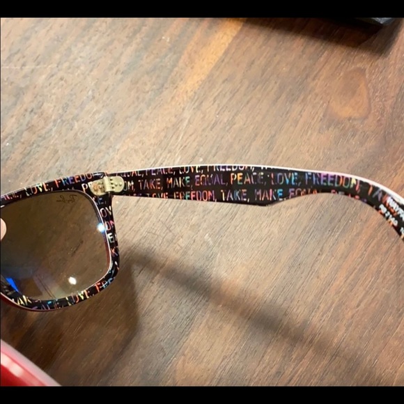 ❤️RAYBAN RED SPECIAL SERIES MODEL 2140 50MM LENS, EXCELLENT CONDITION WI… - Picture 5 of 7